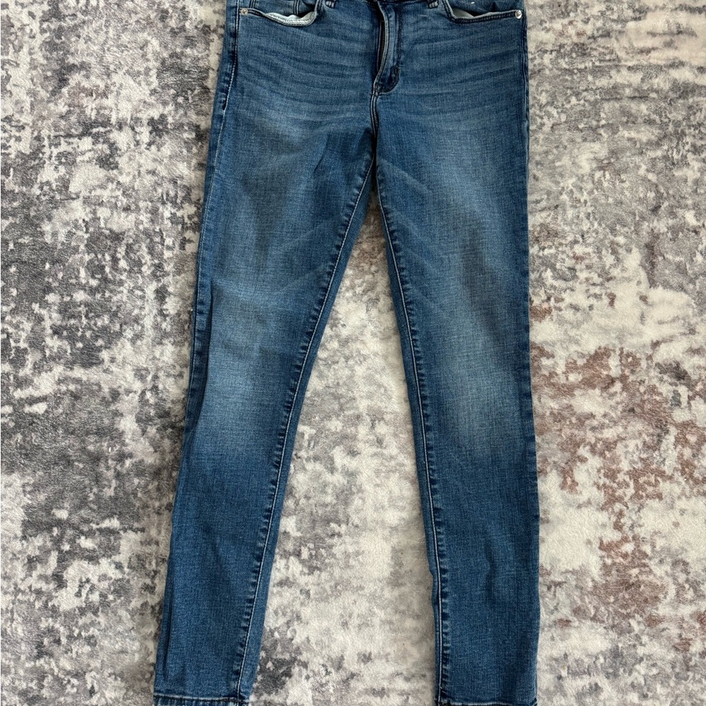 Women Abercrombie super skinny mid rise jean size 27/4 regular